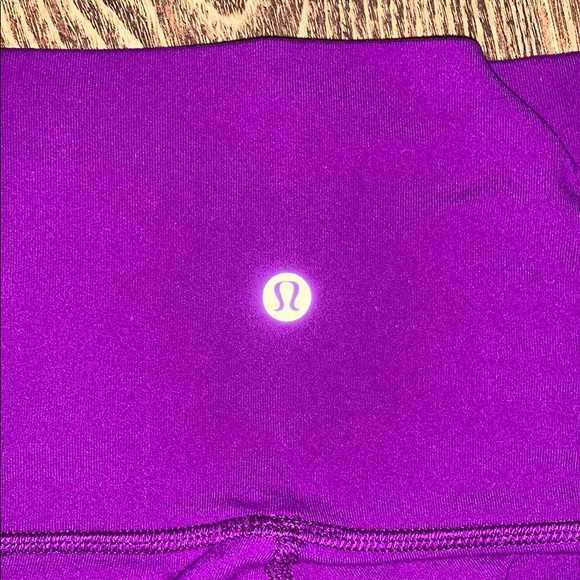 High Rise Purple Lululemon Leggings - Picture 6 of 8